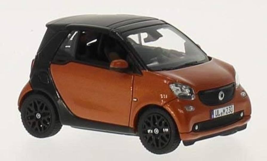 Smart Fortwo Cabrio, metallic-dunkelorange/schwarz, 2015