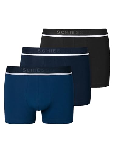 Schiesser Herren 3 Pack Boxershorts Bio Baumwolle Multipack - 95/5 Organic Sortiert 2_173986 6/ L