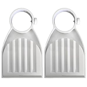 EUWBSSR 2PCS Wasmiddel Cup Houder Opvouwbare en Verstelbare Wasmiddel Drip Catcher Verdikte Drip Wasmiddel Dispenser Geen Lekken of Mess Wasruimte Gadget voor Ontharder(Twee voor wit)