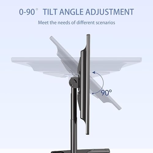 Soporte móvil para TV con ruedas ajustable para pantallas 32-70'' miniatura 3