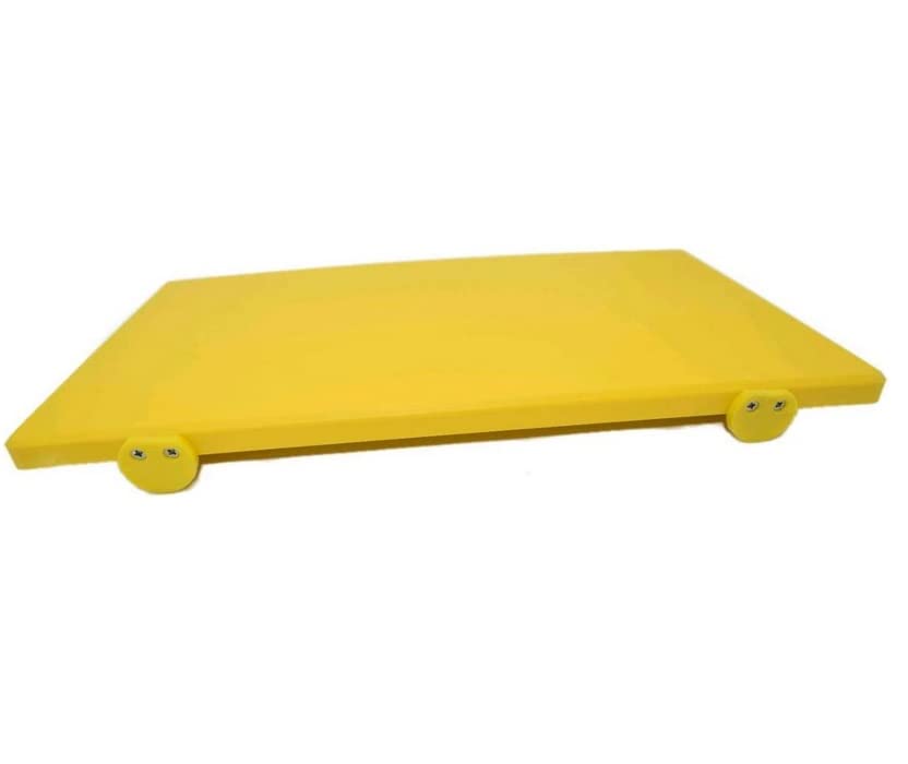 Generico Tagliere Professionale in Polietilene Misura CM. 60x40x2 con Fermi Made in Italy (Verde)