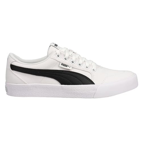 PUMA Mens C-Skate Vulc Lace Up Sneakers Shoes Casual - White