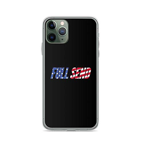 Phone Case Full Fun Send No Half Send Compatible with iPhone 6 6s 7 8 X Xs Xr 11 12 Pro Max Mini Se 2020 Shockproof Charm