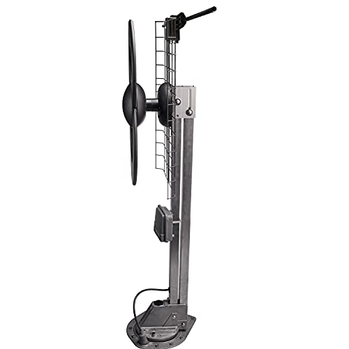 Antennas Direct Clearstream 2 Rv Uhf Vhf Amplified On-The-Go Tv Antenna, Multi-Directional, 60+ Mile Range, Uhf 4K, Nextgen Tv – W/Adaptive Hardware #TOP2