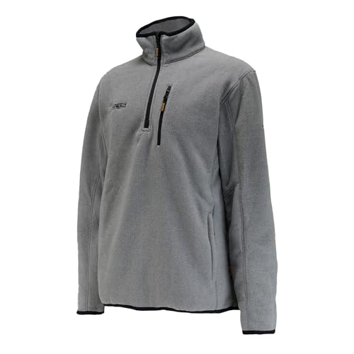 DEWALT Men's Quarter-Zip Fleece Pullover3