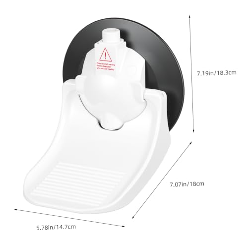 Reposapiés para baño con ventosa compacta de material ABS Ipetboom 4