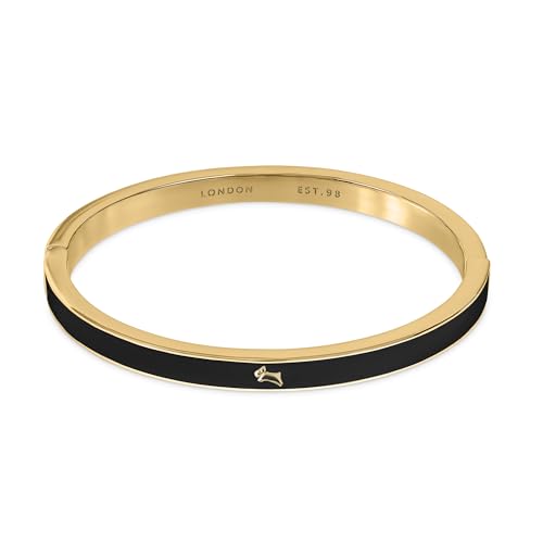 Bracelet RADLEY en or 18 carats et émail noir pour femme chic
