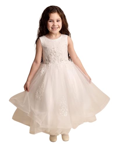 Robe ivoire pour filles confortable qui résout les irritations