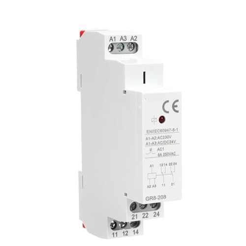 Relé auxiliar GR8 interruptor de relé electrónico 8A 16A intermedio AC230V AC110V 2