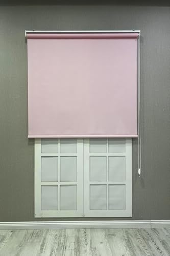 Stor Perde, İthal Mat Polyester Pembe p1130, Pembe, 80 x 200