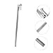 Garneck Elegant C-shaped Steel Chandelier Stand Heavy Duty Metal Light Fixing Clamp for Industrial Light Bracket