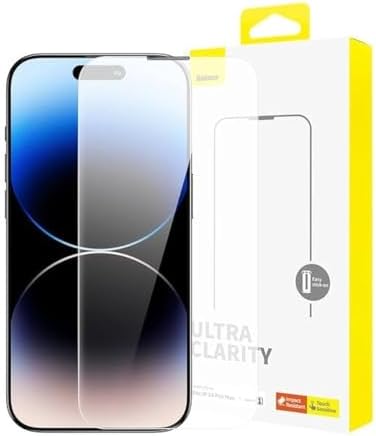 Baseus Sapphire Series HD Tempered-Glass Screen Protector (with Dust Filter) For iPhone 14 Pro Max