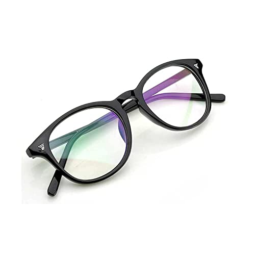 Image of IFLASH Blue Light Blocking Glasses Gaming Filter Transparent Round Eyeglasses for Eye Protection Men Women, Computer /Tablet /Laptop /Mobile /TV, Anti-blue & Anti eyestrain