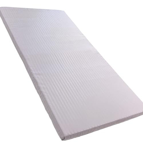 エアープレス 敷布団 日本製 選べる6サイズ 約70×150cm ごろ寝 シート クッション 高反発 お昼寝 マット 長座布団 厚さ 約5cm 少し 硬め 座布団 収納 ベンチ ソファ クルマ 車中泊 ヨガ 国産 (ストライプ/グレー)