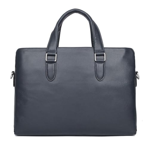 Genuine Leather Men's Portable Business Briefcase