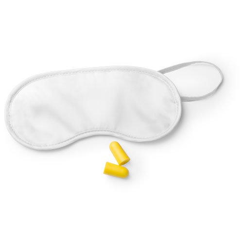 eBuyGBColourful Eye Mask and Ear Plug Set, White