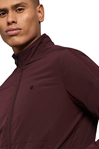 Image of Allen Solly Men Cotton Blend Standard Length Jacket