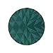 Coussin d'isolation thermique en silicone triangulaire coussin de bol de pot rhombique coussin de table à manger à haute température brûlant coussin de tasse Support Acrylique (Green, One Size)