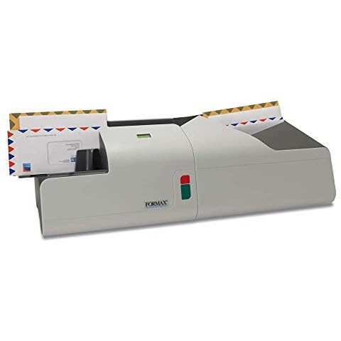Formax FD 452 Envelope Opener, Up to 300 Pieces per Minute, Compact Design, Resettable LCD Counter, Easy-to-use Support Arm Cover