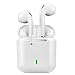 Auricolari Bluetooth Senza fili TWS J18 Sport Auricolari Wireless Cuffie Senza Fili Resistente al Sudore 3D Stereo Controllo Touch Cuffie con Mic-Bianco