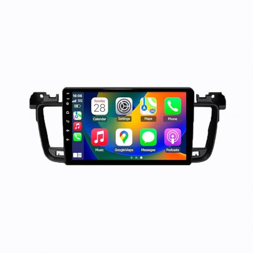 Autoradio portátil Car Play para Peugeot 508SW 508CC navegador GPS Android Auto pantalla