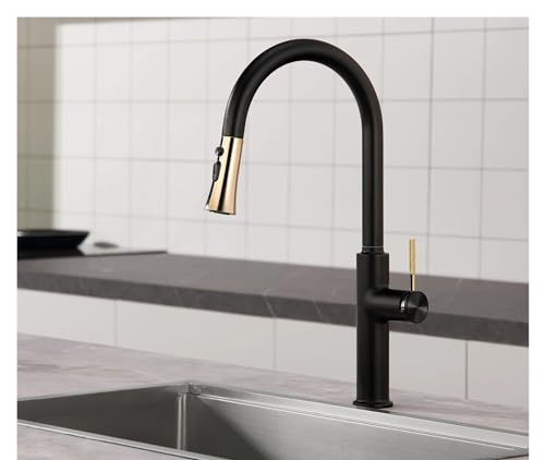 Robinet de cuisine en or brossé deluxe pour sublimer vos moments de partage en famille