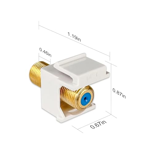 Connecteurs RG6 type F pour câble coaxial de décodeur TV