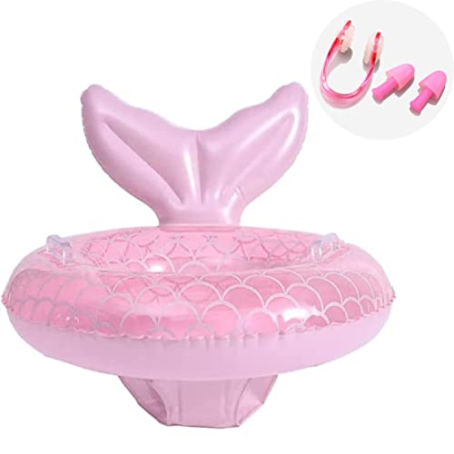 ベビーうきわ 浮輪 人魚姫 かわいい 子供 赤ちゃん 浮き輪 お風呂 足入れ プール フロート 水遊び 海水浴 水泳 夏休旅行 プール アウトドア レジャー用品 男女通用 強い浮力 軽量 夏 O型 0‐5歳