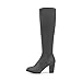 DREAM PAIRS Women's Chunky Heel Knee High Boots,Size 9.5,Grey,MIDLEG