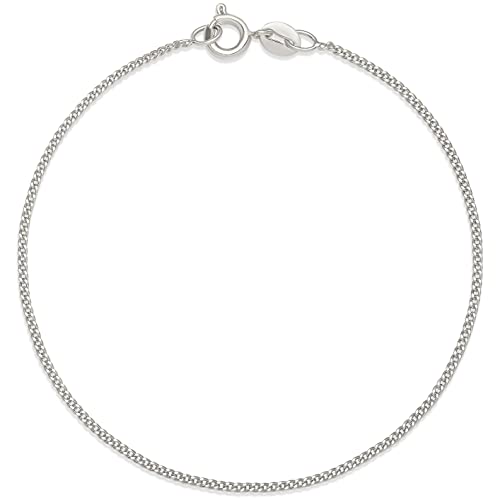 Image of Amazon Essentials Sterling Curb Chain Bracelet