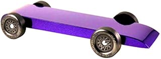 Pinewood Pro Derby Car Kit with PRO Graphite Lubricant - Painted, Sealed and Weighted - Purple Hellcat by Pinewood Pro