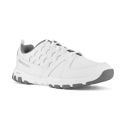 Reebok chaussures de travail blanches homme cuir Sublite confort