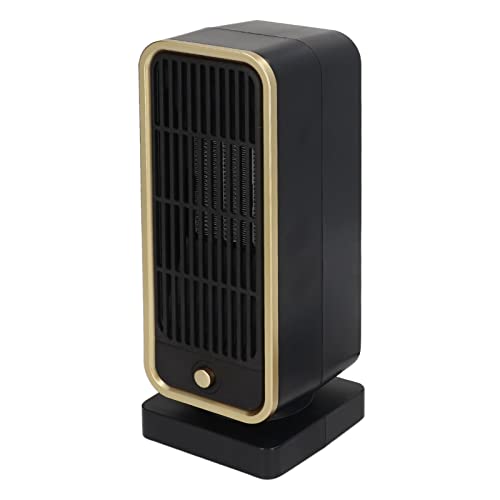 Silent PTC Ceramic Fan Heater - 3S Heating, Energy Saving, Tilt Protection, 500W, with Advanced PTC Ceramic Heating, Safe Use, Heat Insulation, ABS Material (US Plug 110V)