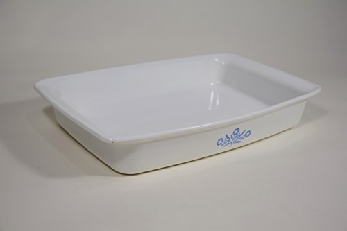 Corning Ware Cornflower Blue 2 Qt Casserole Cake Brownie Oblong Baking Dish P-332 #TOP3