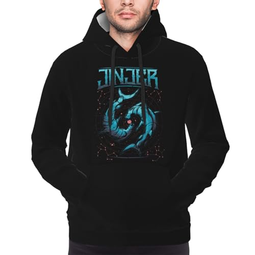 Jinjer Men's Pullover Hoodies Long Sleeve Sweatshirt Casual Hooded Sweatshirts with Kanga Pockets