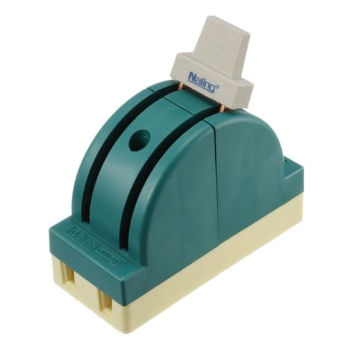 AC 250V 32A 2 Pole Double Throw Circuit Control Closing Disconnect Switch Green