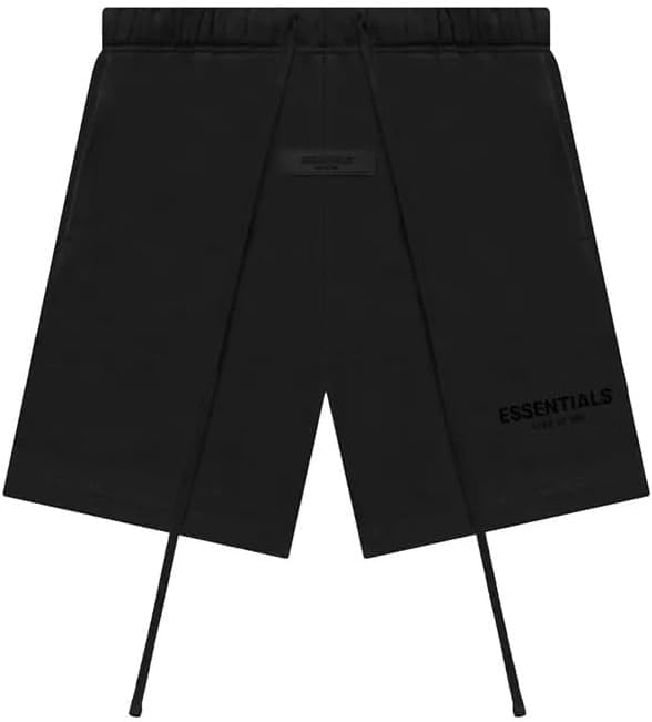Essentials Athletic Shorts Adult Men Oversized Fit Choose one Size Down (US Alpha Small Regular Regular Stretch Limo)