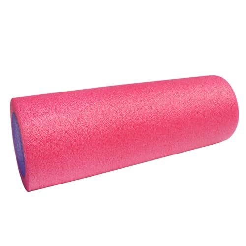 Rodillo de Yoga INOOMP de Espuma Sólida para Masajes y Ejercicio, Rosa, 30 x 15 cm miniatura 1