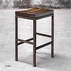Uttermost Beck Industrial Bar Stool 25893
