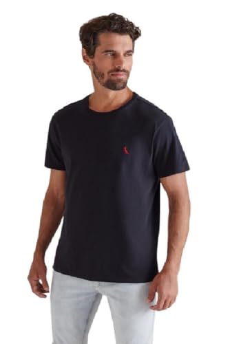 Camiseta Algodão Brasa Pica-pau Bordado Reserva PRETO G