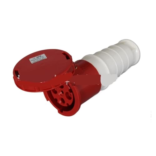 Connecteur industriel étanche 63A 380V 4 trous 3P+E SF-234 pour installations triphasées