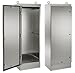 Hoffman A72HS3024SSLPQT General Purpose Enclosure, 1 Door, Stainless Steel Type 304, 72" x 30" x 24"
