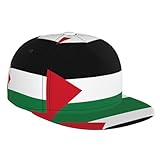 dngser berretto da baseball alla moda traspirante con bandiera dello stato della palestina, per uomo e donna, regolabile, perfetto per viaggi, attività all'aperto, sport, nero, nero, taglia unica