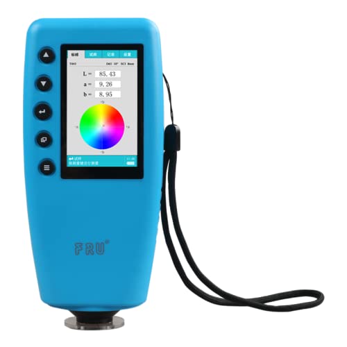 AHHC WR 10QC Handheld Colorimeter Color Meter Analyzer with 4mm Caliber TFT Color Display Blue