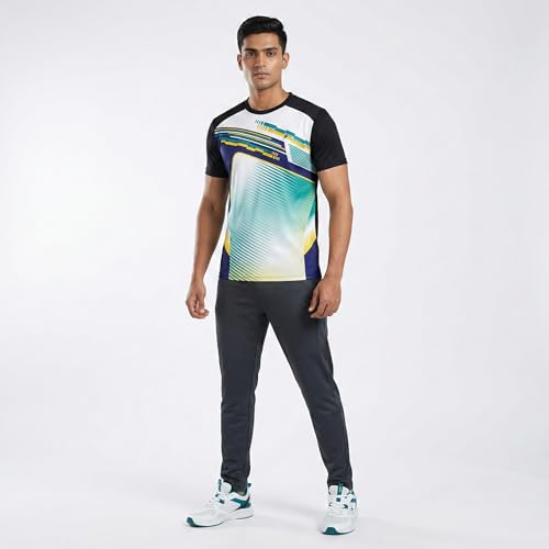 Image of YOURJERSEY Custom Sports Jersey for Men & Kids | Add Player Name | Personalised Cricket /Football /Badminton T-Shirt | Custom Team Jersey