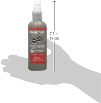 Beaphar Shampoing Sec Ultra Doux Et Parfume Pour Chat Aux Extraits Naturels De Bambou D Eau De Rose Revitalise Et Rafraichit Le Pelage Limite L Exces De Sebum Sans