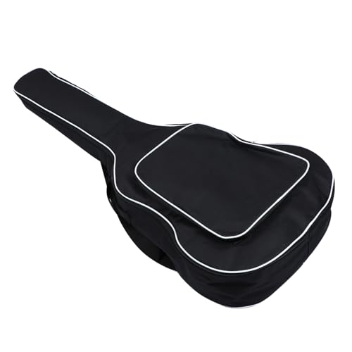 VANZACK Electric Guitar Bag Durable Oxford Guitar Case with Straps Convenient Storage for Acoustic and Electric Guitars Black