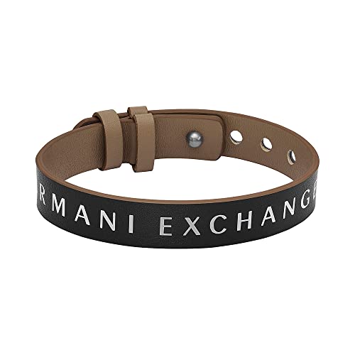 Armani Exchange Armband Für Männer, Länge: 250mm, Breite: 13mm Beige...