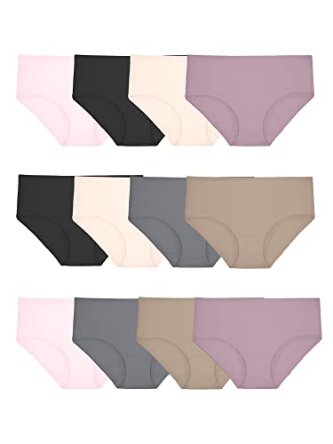 Slip hipster en coton stretch Fruit of the Loom lot de 12 culottes confort