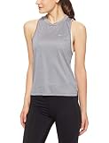 Nike Damen Tanktop Miler, Gunsmoke/Heather, S, 932497-036